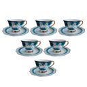 Ver imagem 1 de Jogo de Xícaras em Porcelana Branco - 12 Peças Prime Home Decor