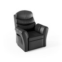 Ver imagem 2 de Poltrona Papai e Mamãe Retrátil e Reclinável Corino Preto para Descanso:corino Preto