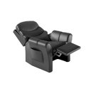 Ver imagem 5 de Poltrona Papai e Mamãe Retrátil e Reclinável Corino Preto para Descanso:corino Preto