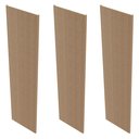 Ver imagem 3 de Kit 3 Placas de Painel Ripado Toronto 250cm x 58cm x 3,3mm (Rende 4,35m²) Ecorevest Marrom/Itapuã