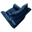 Ver imagem 6 de Poltrona da Mamãe Reclinável Carinho Veludo Azul - Star Confort