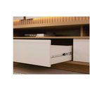 Ver imagem 3 de Home P/ Tv até 70 Pol São Paulo Ripado C/ 4 Gav. 6 Prateleiras e Leds 297x198cm Tauari/off White
