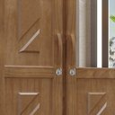 Ver imagem 2 de Guarda-roupa Brasil Casal Imbuia 4 Portas Espelhos 3 Gavetas Internas Madeira Pinus - Cavazotto