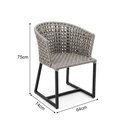 Ver imagem 4 de Poltrona Design Moderno Confortavel para Sala e Quarto Cinza Belga