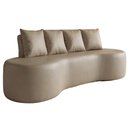 Ver imagem 1 de Sofa 3 Lugares Organico Ibiza 210 Cm Corino Cobalto Vazzano