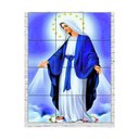 Ver imagem 1 de Quadro Nossa Senhora Das Graças 80x60 em Azulejos