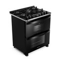 Ver imagem 2 de Fogão Brastemp 5 Bocas Duplo Forno com Air Fryer Bfd5lae