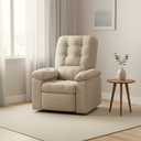 Ver imagem 1 de Poltrona do Papai Reclinável Suede Veludo Estoril Espresso Móveis