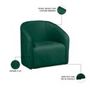 Ver imagem 5 de Poltrona Decorativa Lara Veludo Verde - Vallisa Decor