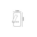 Ver imagem 2 de Arandela de Cabeceira Leitura Nobre Read Soft Sign Sobrepor Marrom 3+7W 3000k