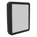 Ver imagem 1 de Armario Banheiro com Espelho Embutir Sobrepor Plasbohn Preto