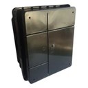 Ver imagem 6 de Armario Banheiro com Espelho Embutir Sobrepor Plasbohn Preto