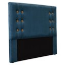 Ver imagem 7 de Kit Cabeceira e Calçadeira Recamier Queen 1,60m Azul Marinho