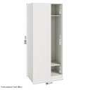 Ver imagem 4 de Guarda Roupa Planejado 100% MDF de Canto Linear Orion CabeCasa MadeiraOriginals Bege