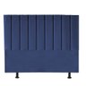 Kit Cabeceira e Calçadeira Baú Queen 160cm Cancun Suede Azul Marinho - D A DECOR - 2