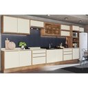 Ver imagem 1 de Cozinha Modulada Henn Americana Versalis 14 Peças (6aéreos+4balcões+1torrequente+3complementos)