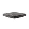 Base Box Baú Bipartido King Spubio Incofal Marrom 198x198x40cm - 1