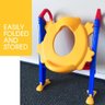 Troninho Assento Infantil Redutor de Vaso Sanitario com Escada Sapinho Bebe Pinico Ajustavel Desfral - 6