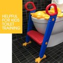 Ver imagem 5 de Troninho Assento Infantil Redutor de Vaso Sanitario com Escada Sapinho Bebe Pinico Ajustavel Desfral