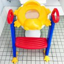 Ver imagem 4 de Troninho Assento Infantil Redutor de Vaso Sanitario com Escada Sapinho Bebe Pinico Ajustavel Desfral