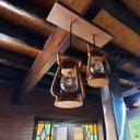 Ver imagem 6 de Luminária Lustre Pendente 3 Lampião 110/220 V