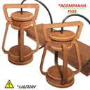 Ver imagem 7 de Luminária Lustre Pendente 3 Lampião 110/220 V