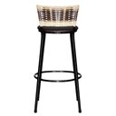 Ver imagem 3 de Banqueta Alta Ratan Hawai Preta Cappuccino Premium  