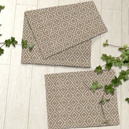 Kit Cozinha 2 Peças Tapete Capacho 65cm X 45cm Antiderrapante Algodão Emborrachado E.v.a Tear Artesa - 4