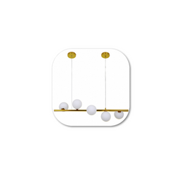 Lustre Pendente Jabuticaba Globos Vidro Espiral Molecular G9 - 1