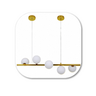 Lustre Pendente Jabuticaba Globos Vidro Espiral Molecular G9 - 1