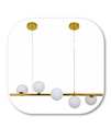 Ver imagem 1 de Lustre Pendente Jabuticaba Globos Vidro Espiral Molecular G9