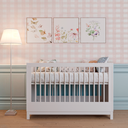 Ver imagem 4 de Berço e Cômoda Quarto Bebê de MDF Branco Fosco Linha Cozy Quater Móveis