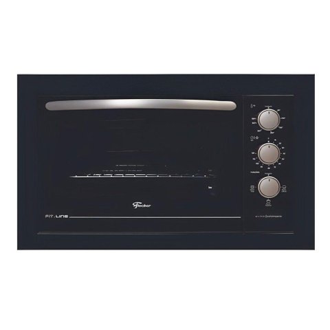 Forno Elétrico de Embutir Fischer Fit Line Preto 48l 220v