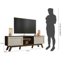 Ver imagem 3 de Rack Retrô para TV até 70 Polegadas 2 Portas Correr Ema CabeCasa MadeiraOriginals