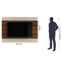 Ver imagem 3 de Painel para TV de até 60 Polegadas Ema CabeCasa MadeiraOriginals