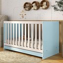 Ver imagem 2 de Berço 3 em 1 com Colchão Incluso Doce de Leite Multimóveis Mp4244