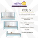 Ver imagem 3 de Berço 3 em 1 com Colchão Incluso Doce de Leite Multimóveis Mp4244