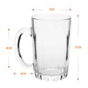 Ver imagem 5 de Kit 6 Canecas de Chopp Cerveja de Vidro Grosso 330ml