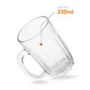 Ver imagem 3 de Kit 6 Canecas de Chopp Cerveja de Vidro Grosso 330ml