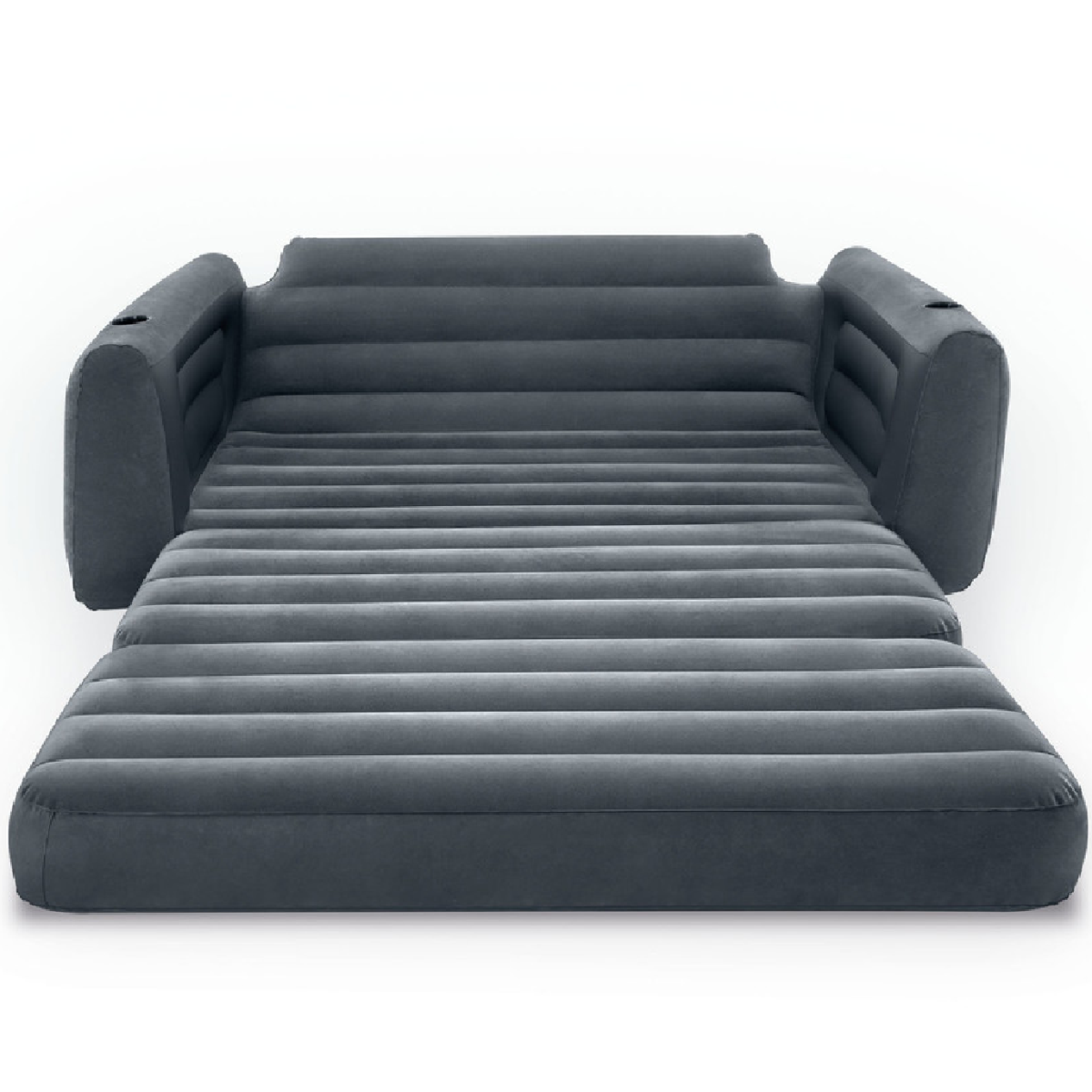 Sofá Cama Inflável Intex 2 Lugares Sup até 200kg 2,03 X 2,31 X 0,66m:preto - 6