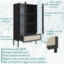Ver imagem 3 de Cristaleira 2 Pt Vidro 1 Gvt Pes Madeira 27963 Nero Artesano