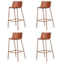 Ver imagem 1 de Kit 4 Banquetas Ipanema Média Fratini Fratini 86,50 cm (Alt) em Polipropileno Base em Aço