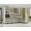 Ver imagem 1 de Cozinha Modulada de Canto Completa 8 Peças sem Tampo Linea Luciane Móveis