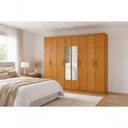 Ver imagem 1 de Guarda Roupa 8 Portas Espelho Central Gran Prime-grand Line