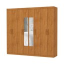 Ver imagem 2 de Guarda Roupa 8 Portas Espelho Central Gran Prime-grand Line