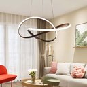 Ver imagem 4 de Lustre Luminária 3000k Orgon Pendente Iluminação Arco Led Perfil Sala de Jantar Infinito Comercial R