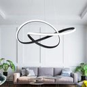 Ver imagem 5 de Lustre Luminária 3000k Orgon Pendente Iluminação Arco Led Perfil Sala de Jantar Infinito Comercial R