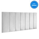 Ver imagem 2 de Cabeceira Casal Estofada Uvaia CabeCasa MadeiraOriginals Branco