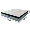 Cama Box Casal Queen Gazin Colchão Espuma D33 Flash Suede Cinza/preto - 3