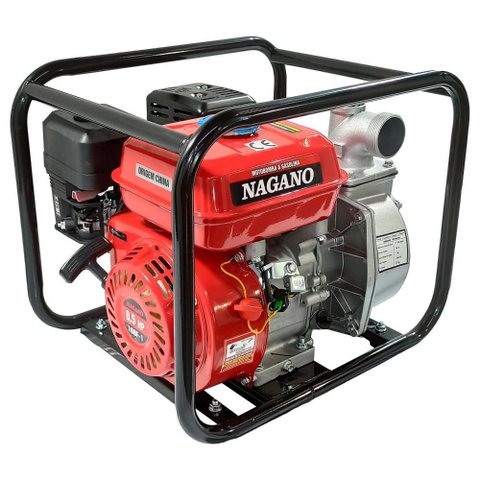 Motobomba Auto Escorvante a Gasolina 6.5 Hp 2 Pol 4 Tempos